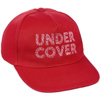 Бейсболка с вышивкой Undercover, красная