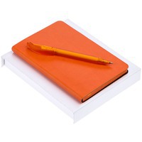 Приветственный набор Neat: недатированный ежедневник А6, ручка Prodir в подарочной коробке с ложементом. 