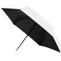Картинка Складной зонт Cameo, механический, белый с белой ручкой
