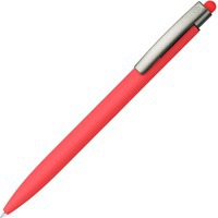 ELLE SOFT, ручка шариковая, красный, металл, синие чернила