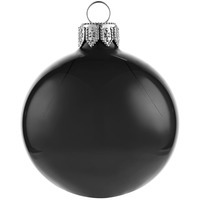 Елочный шар Gala Night в коробке, черный, 6 см