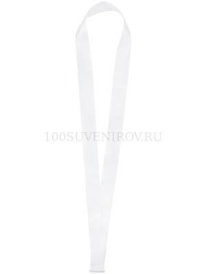 Фото Лента для медали с пряжкой Ribbon, белая «Сделано в России»