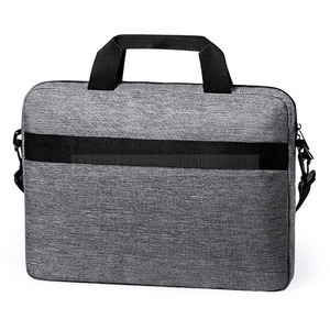 Фото Конференц-сумка PIROK, серый, 38 х 28 x 5 см,  100% переработанный полиэстер 600D