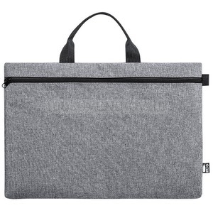 Фото Конференц-сумка DIVAZ, серый, 39 х 27 x 3,5 см,  100% переработанный полиэстер 600D