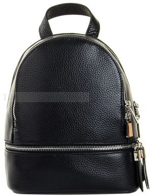 Фото Маленькая сумка-рюкзак TESORO из натуральной кожи «Afina» (черный)