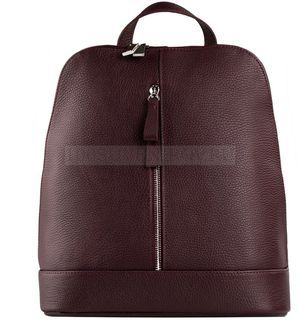 Фото Шикарная сумка-рюкзак ELEGANZA из натуральной кожи  «Afina» (бордовый)