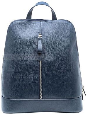 Фото Шикарная сумка-рюкзак ELEGANZA из натуральной кожи  «Afina» (синий)