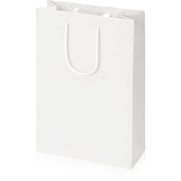 Подарочный пакет IMILIT-T из дизайнерской бумаги имитлин с укрепленным дном, 24 x 35 x 10 см и бумажные модели в области