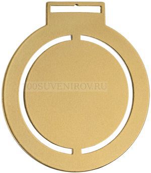 Фото Медаль Steel Rond, золотистая «Сделано в России»