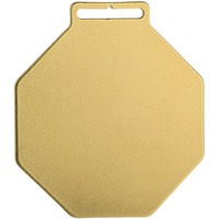 Медаль с гравировкой Steel Octo, золотистая
