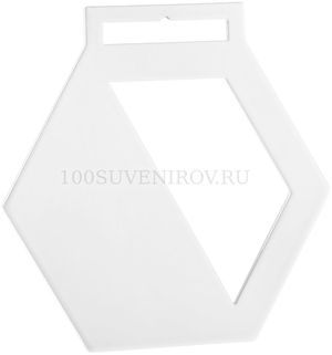 Фото Медаль Steel Hexa, белая «Сделано в России»