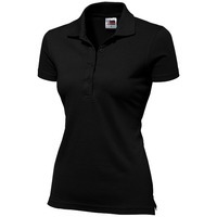 Рубашка поло First 2.0 женская, черный, XL