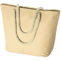 Вместительная пляжная сумка SEASIDE в морском стиле, макс.нагрузка 10 кг., сумка 50 х 35 см, дно 34 х 20 см, натуральный