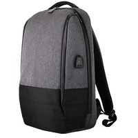 Рюкзак "Gran", темно-серый/черный, 47х28х17 см, осн. ткань:100% полиэстер, подкладка: 100% полиэстер