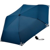 Фото Зонт складной Safebrella, темно-синий, люксовый бренд Fare