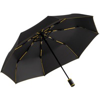 Изображение Зонт складной AOC Mini с цветными спицами, желтый