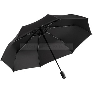 Фото Зонт складной AOC Mini с цветными спицами, серый «Fare»