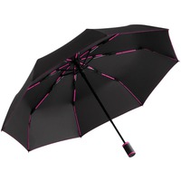 Фото Зонт складной AOC Mini с цветными спицами, розовый, мировой бренд Fare
