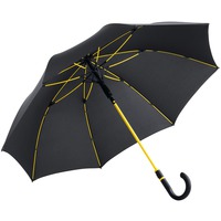 Зонт-трость с цветными спицами Color Style, желтый