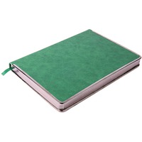Фотка Ежедневник недатированный Montrose, А5,  зеленый, кремовый блок, графитовый срез