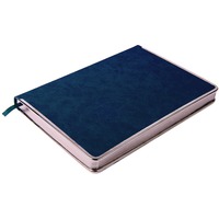 Фото Ежедневник недатированный Montrose, А5,  темно-синий, кремовый блок, графитовый срез
