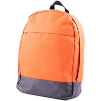 Рюкзак "URBAN",  оранжевый/серый , 39х27х10 cм, полиэстер 600D