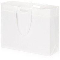 Вместительная сумка для покупок AMBIT из нетканого материала с расширенным дном, 40 х 38 х 12 см, ручки 55 х 3 см, макс. нагрузка 10 кг.