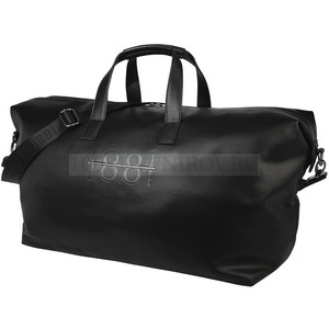 Фото Фирменная дорожная сумка HORTON BLACK с логотипом бренда, 51х25х32 см. Поставляется в чехле.  «Cerruti 1881» (черный)