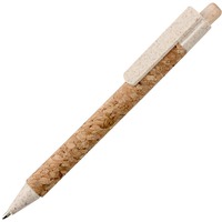 Ручка из пробки и переработанной пшеницы шариковая MIRA, синие чернила, d1,07 х 13,4 см. 