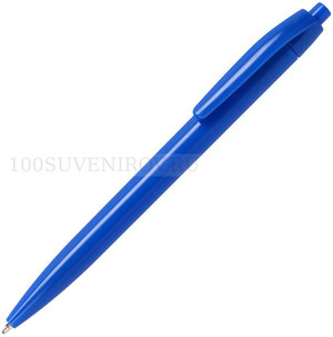 Фото Ручка шариковая пластиковая AIR, синие чернила, нажимной механизм, 13,8 х 1 см (синий)