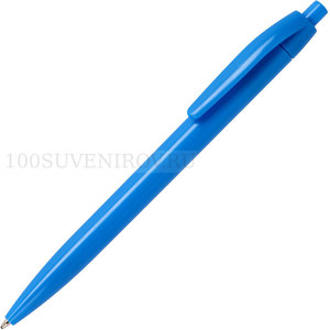 Фото Ручка шариковая пластиковая AIR, синие чернила, нажимной механизм, 13,8 х 1 см (голубой)