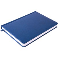 Ежедневник недатированный Campbell, А5,  синий, белый блок