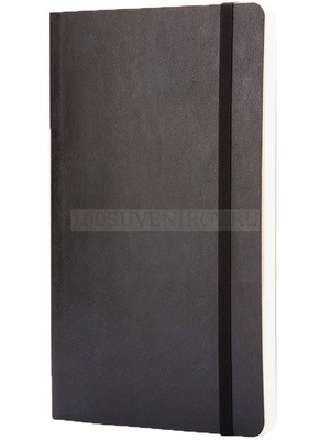 Фото Записная книжка Moleskine Classic Soft Large, в линейку, черная