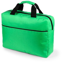 Конференц-сумка HIRKOP, зеленый, 38 х 29,5 x 9 см, 100% полиэстер 600D