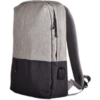 Фотка Рюкзак Beam, серый/темно-серый, 44х30х10 см, ткань верха: 100% полиамид, подкладка: 100% полиэстер