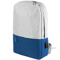 Изображение Рюкзак Beam light,св.серый/ярко-синий, 44х30х10 см, ткань верха: 100% поли-д, под-ка: 100% пол-тер