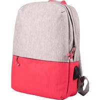 Изображение Рюкзак Beam mini, серый/красный, 38х26х8 см, ткань верха: 100% полиамид, под-ка: 100% полиэстер