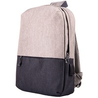 Рюкзак "Beam mini", серый/т.серый, 38х26х8 см, ткань верха: 100% полиамид, под-ка: 100% полиэстер