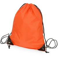 Экорюкзак-мешок REVIVER из переработанного пластика под брендирование, 34 х 45 см, оранжевый
