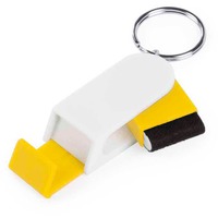 Брелок SATARI с подставкой для телефона, пластик, желтый, 2 x 4.8 x 1.3 см
