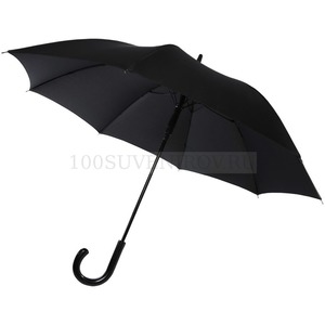 Фото Фирменный зонт-трость FONTANA с большим куполом, d114 х 84 см «Luxe» (черный)