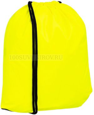Фото Рюкзак-мешок Manifest Color из светоотражающей ткани, желтый неон «Molti»