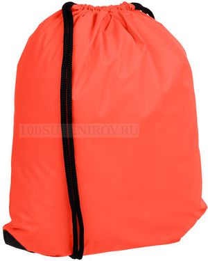 Фото Рюкзак-мешок Manifest Color из светоотражающей ткани, оранжевый «Molti»