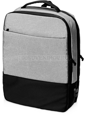 Фото Фирменный рюкзак SLENDER для ноутбука 15.6'', макс.нагрузка 10 кг., вместимость 20 л., 44 х 31 х 13 см «Voyager» (светло-серый)