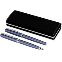 Подарочный набор ручек ТАОРМИНА под гравировку в футляре: ручка шариковая d1,1 х 13,7 см, ручка роллер d1,1 х 13,7 см.