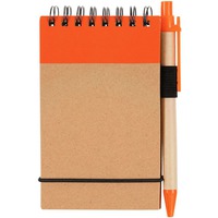 Изображение Блокнот на кольцах Eco Note с ручкой, оранжевый