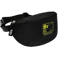Поясная сумка «Бро», черная и спортивные сумки для фитнеса женские