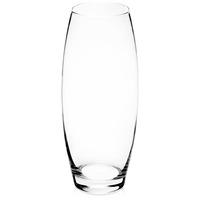 Изящная ваза для цветов FLORA из закаленного стекла в минималистичном стиле, 1700 мл., d8 х d11 х d7,2 х h26,2 см