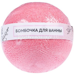 Фото Бомбочка для ванны Feeria, розовая орхидея «Сделано в России»