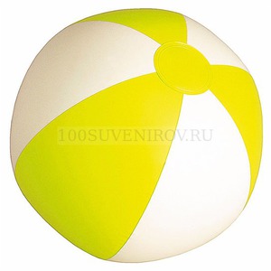 Фото SUNNY Мяч пляжный надувной; бело-желтый, 28 см, ПВХ